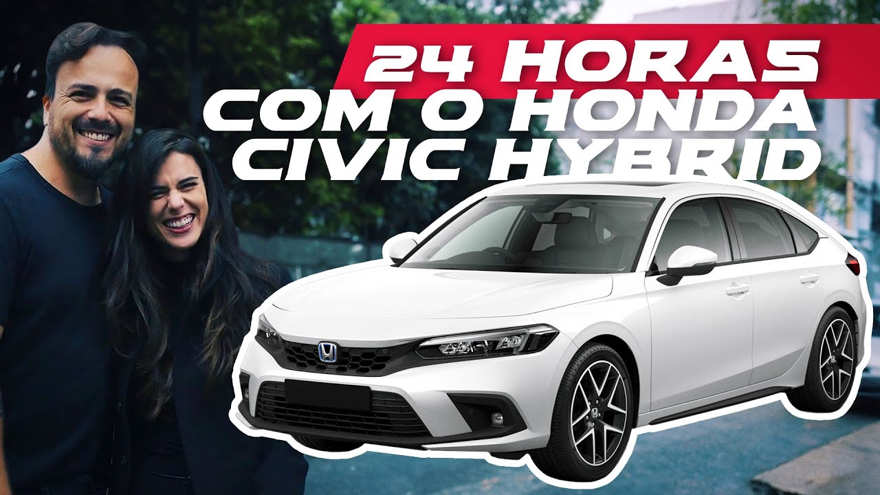 Honda Civic Híbrido 2023 eHEV - DIRIGIMOS O DIA TODO EM SP!  QUAL FOI A MÉDIA DE CONSUMO?