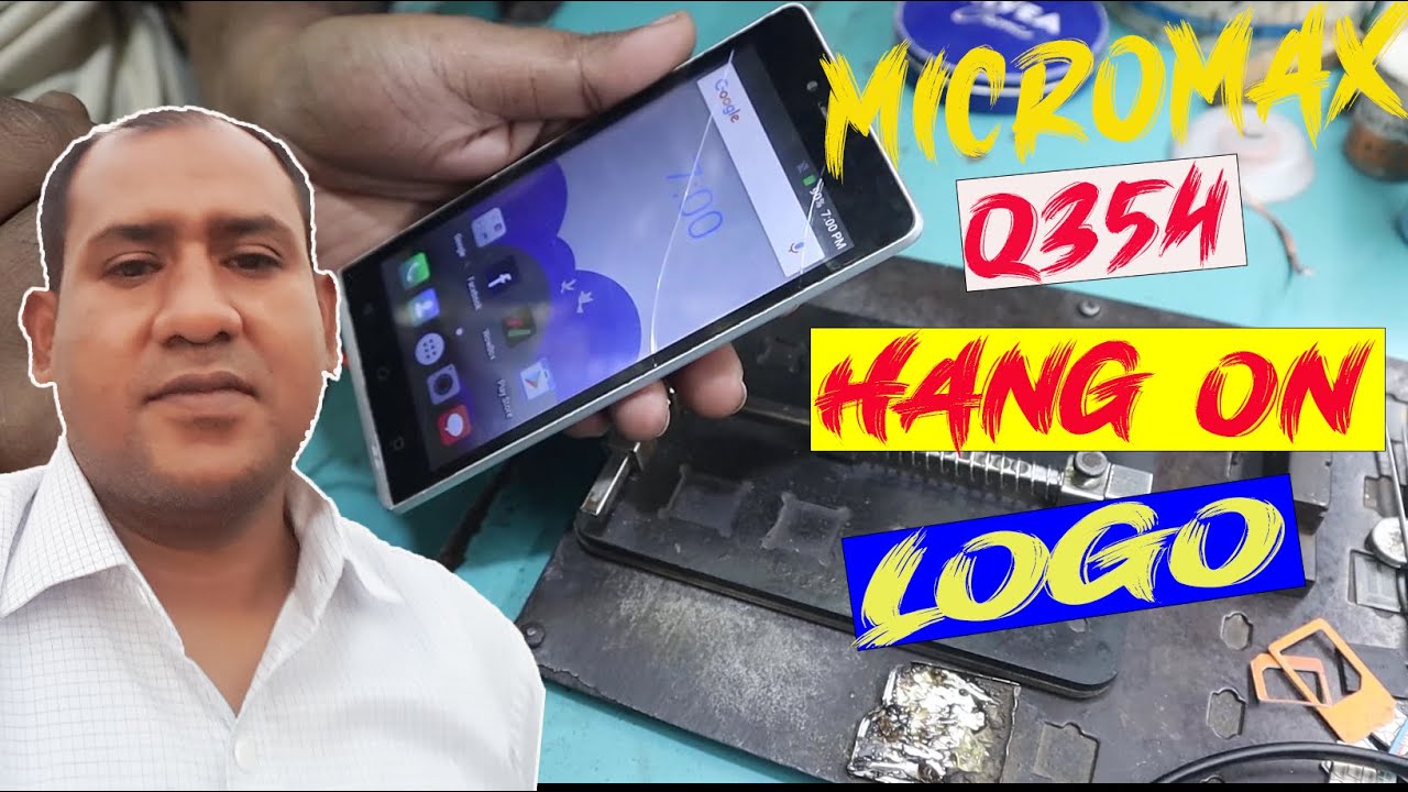 micromax q354 Hang on logo Problem solution। mobile plus telecom।।shaboz
