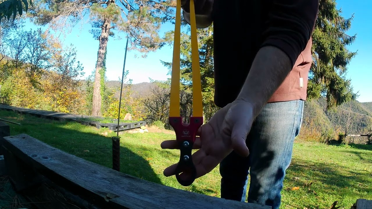 Slingshot shooting. Snipersling S-ACE PFS