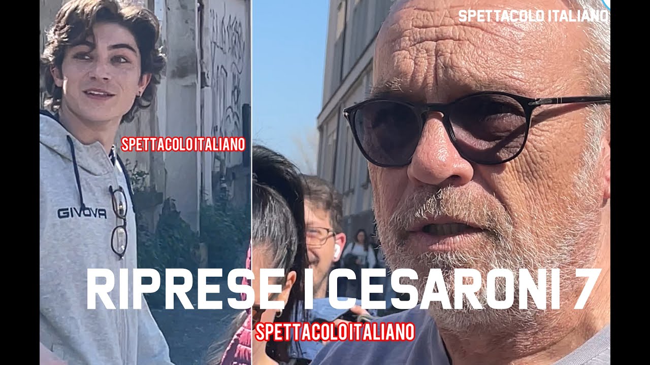 I Cesaroni 7 Il Ritorno riprese alla Garbatella: Claudio Amendola e Federico Russo incontrano i fan