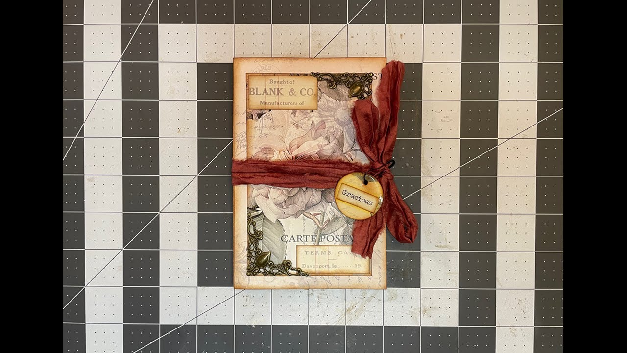 Tutorial: No Sew Mini Flipbook Journal