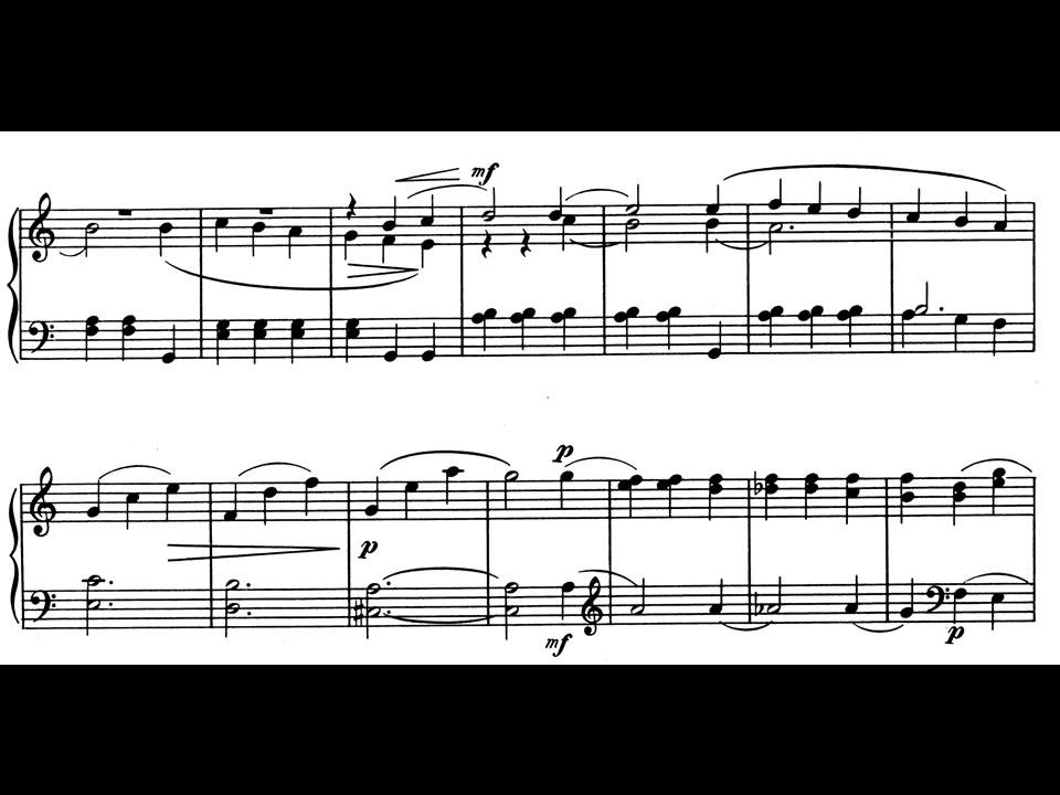 Prokofiev. Music for children Op.65. Piano.  2. Promenade