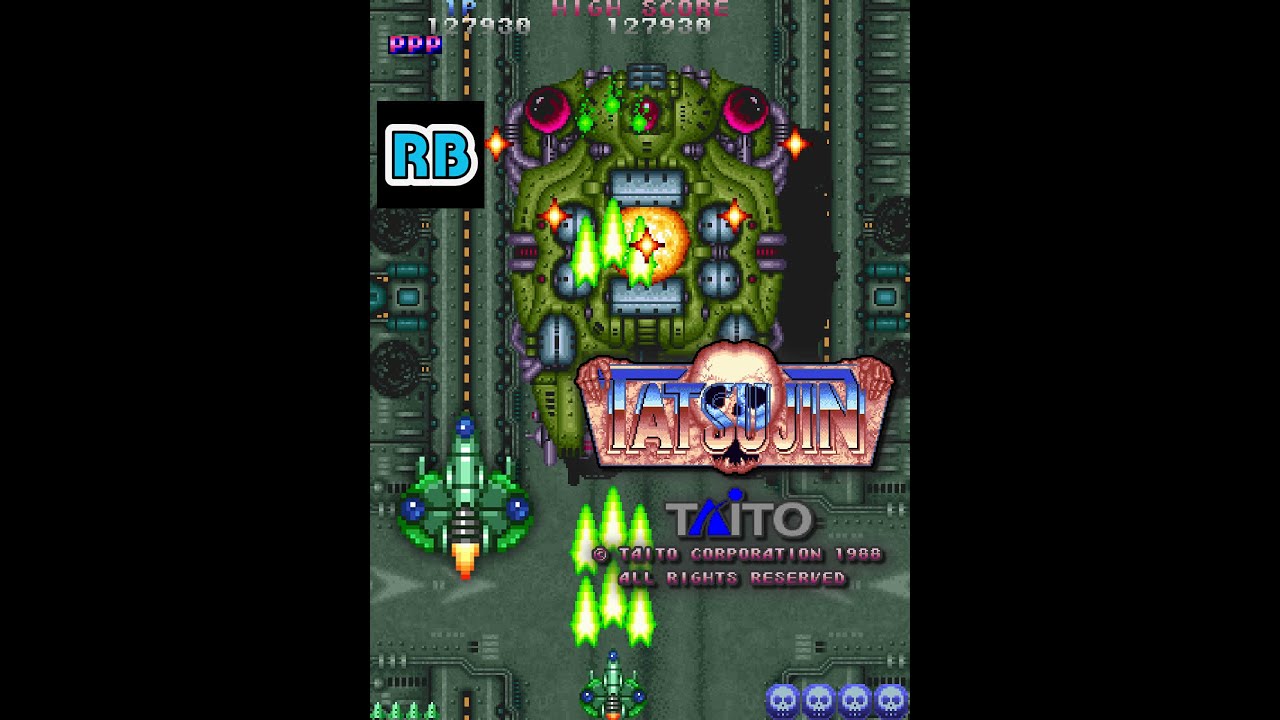 1988 [60fps] Tatsujin 5556540pts Loop4-5