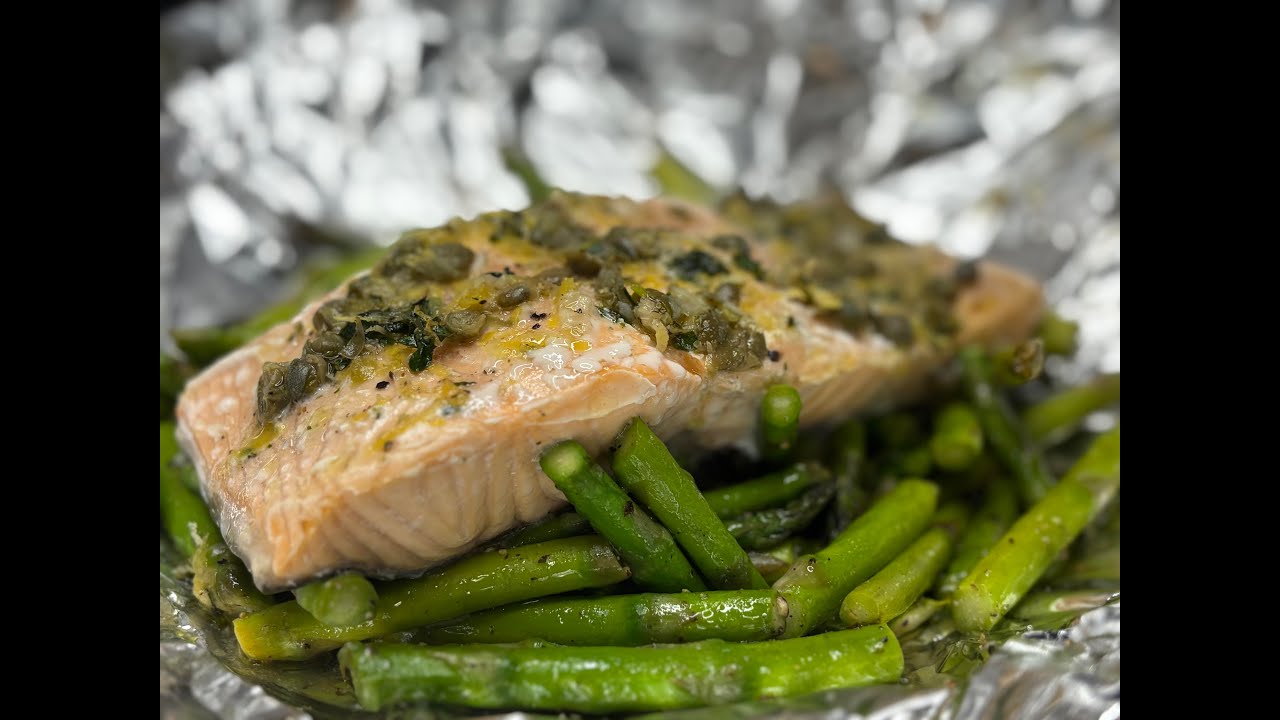 Roasted Salmon and Asparagus