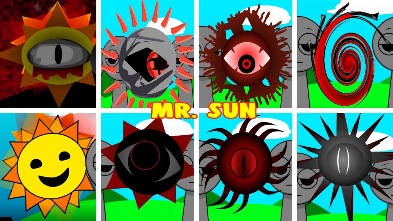 Incredibox - Sprunki but Mix ALL Mr Sun's mod - Normal and Horror