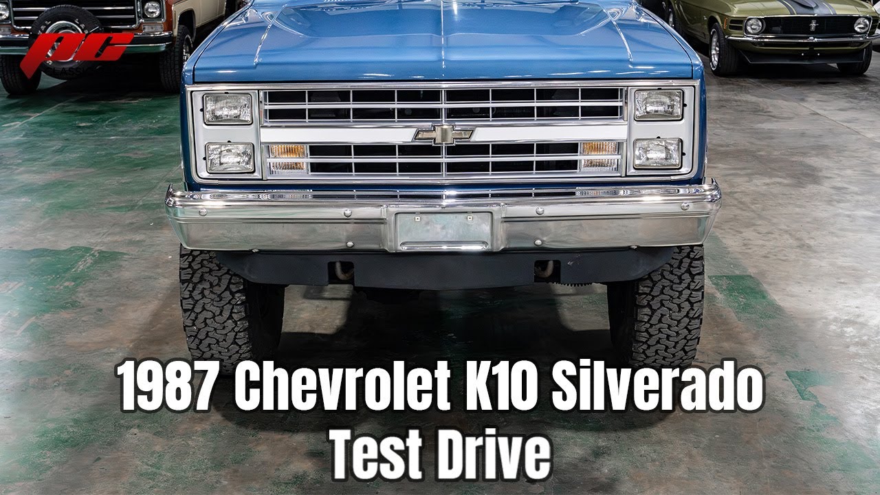 *SOLD* 1987 Chevrolet K10 Silverado Test Drive - 350 - Auto - AC