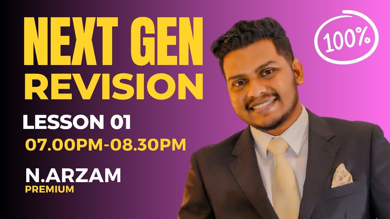 2025 Next Gen Revision | Lesson 01 | G.C.E. Advanced Level Physics | Tamil Medium | Arzam Physics