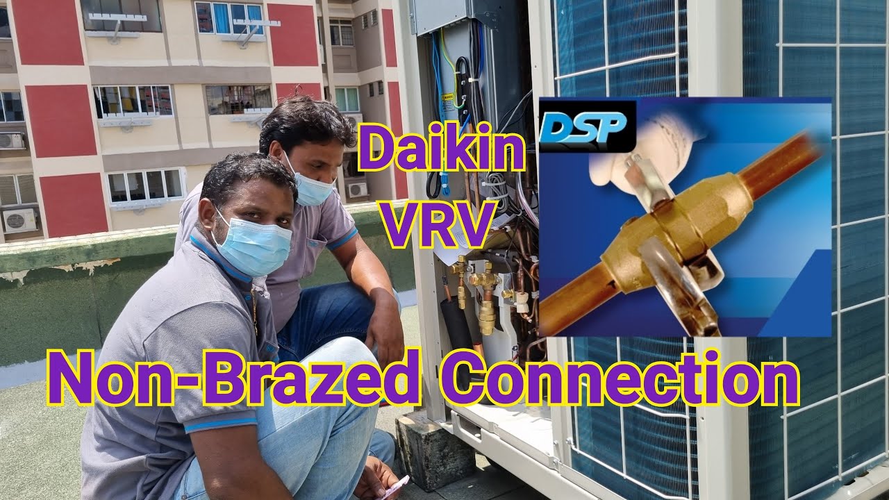 Daikin VRV | Non-brazed connection suitable for piping | Joint & Tightfit