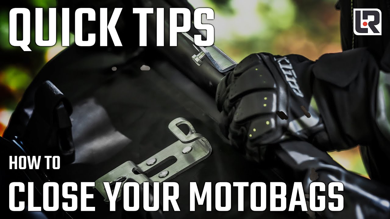 How to close your Lone Rider MotoBags