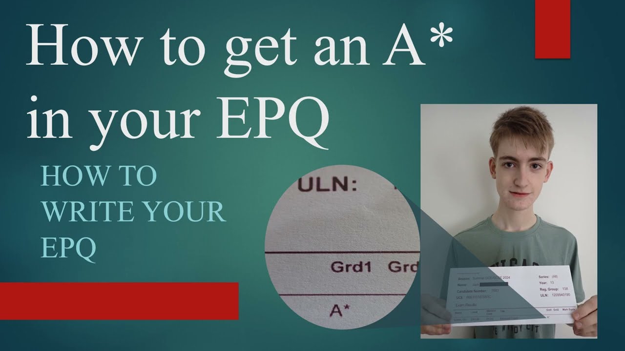 5. How to write your EPQ