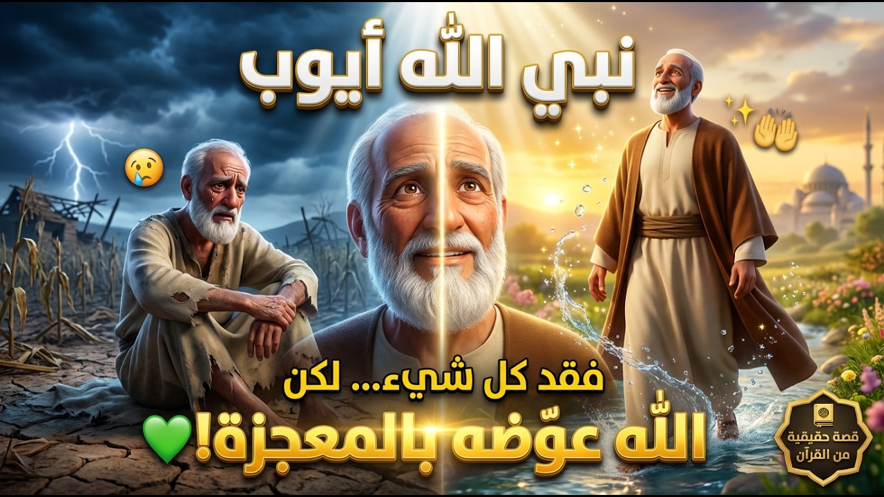 قصة نبي الله أيوب | الرجل الذي فقد كل شيء لكن لم يفقد إيمانه