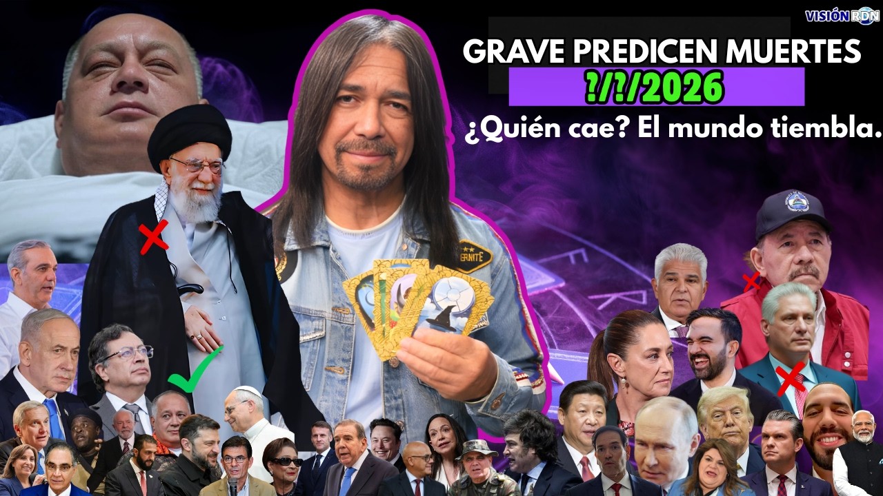 ¡GRAVE! Vidente predice muerte de Presidente, Terremoto y el fin en Irán este 2026 dice FECHA