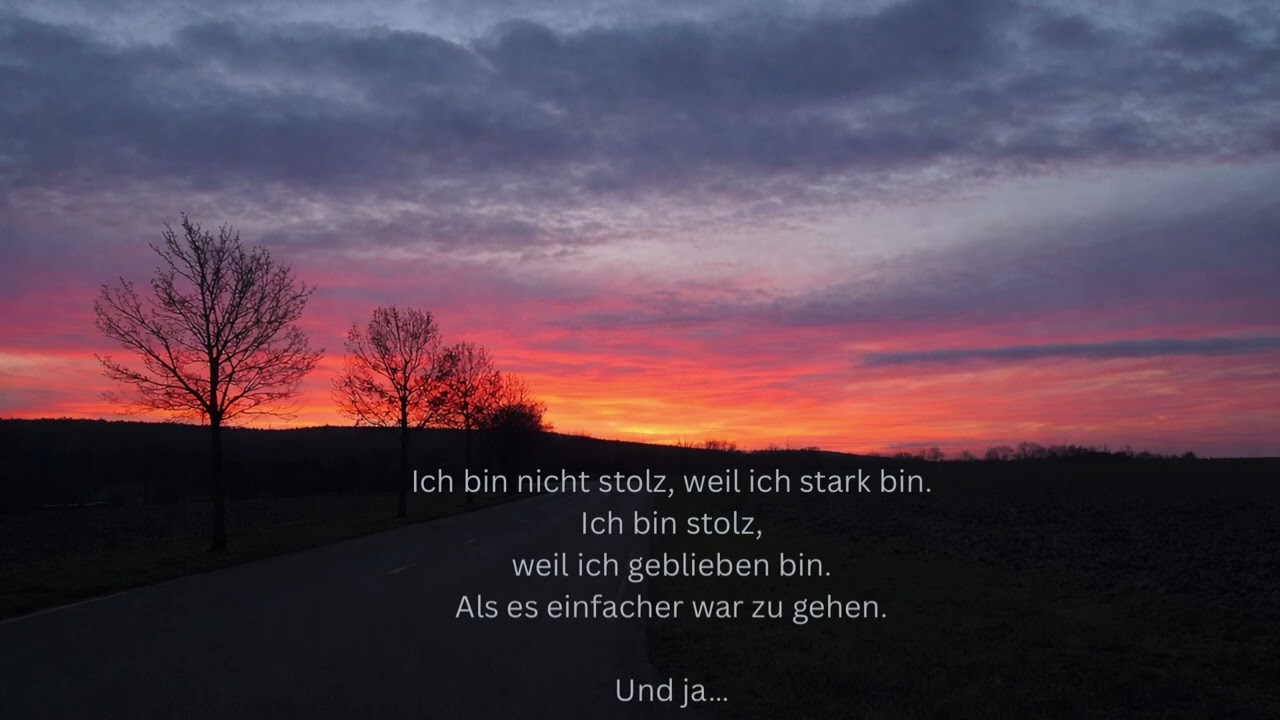 Noch hier - Lyrics