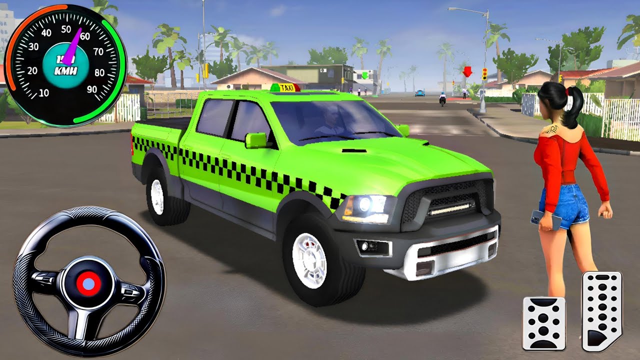 🚖 Taxi Simulator 2026 – Modern City Pickup Truck Driving | Taxi Car Game Android Gameplay