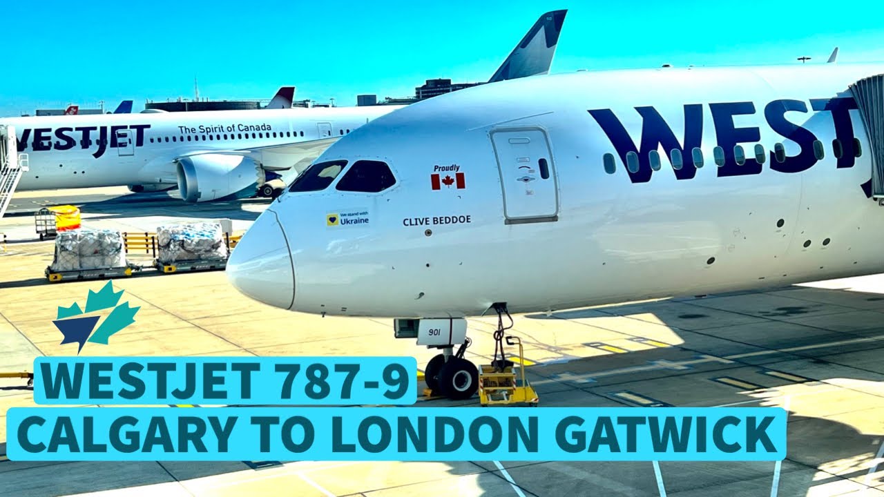 TRIP REPORT | WestJet Economy | Calgary YYC to London Gatwick LGW | Boeing 787-9