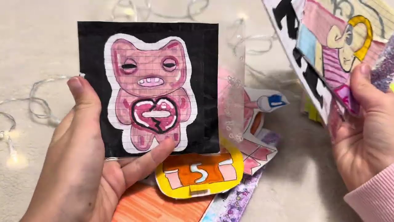 Распаковка бумажных сюрпризов🎀|потерянные посылки из золотого яблока🌸|от Даниэлы 