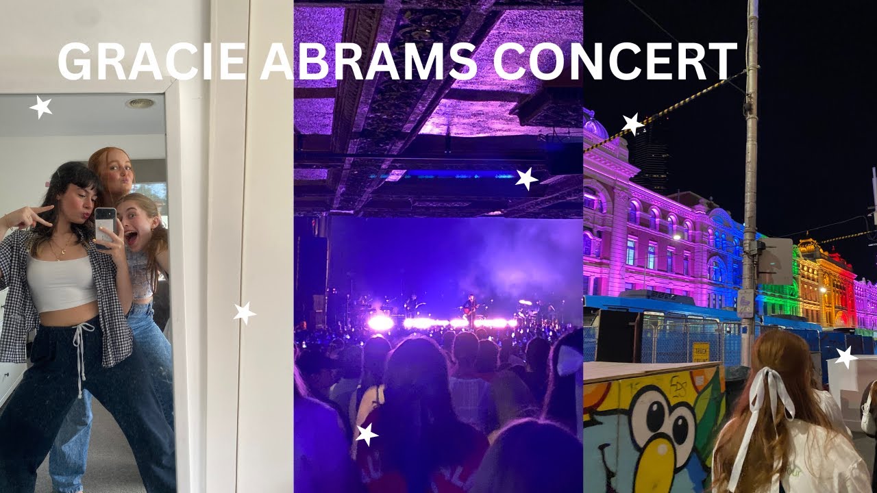 gracie abrams concert vlog