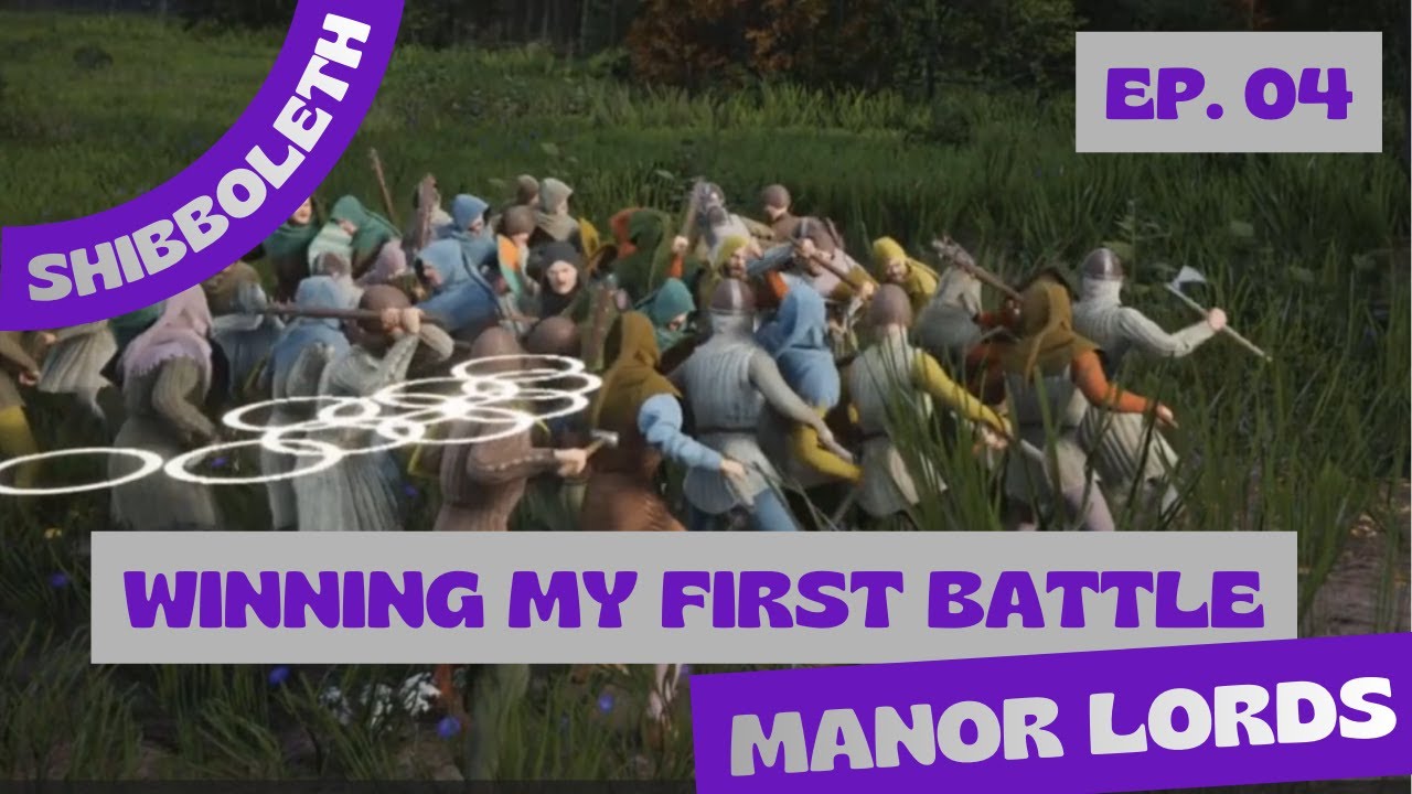 Risking my Town for a Few Gold! Winning my First Battle (Manor Lords) | Shibboleth - Ep 04