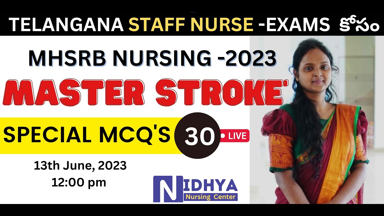 Research MCQ's Explanation ||MHSRB Staff Nurse Exams || Master Stroke || Nidhya Nursing Center