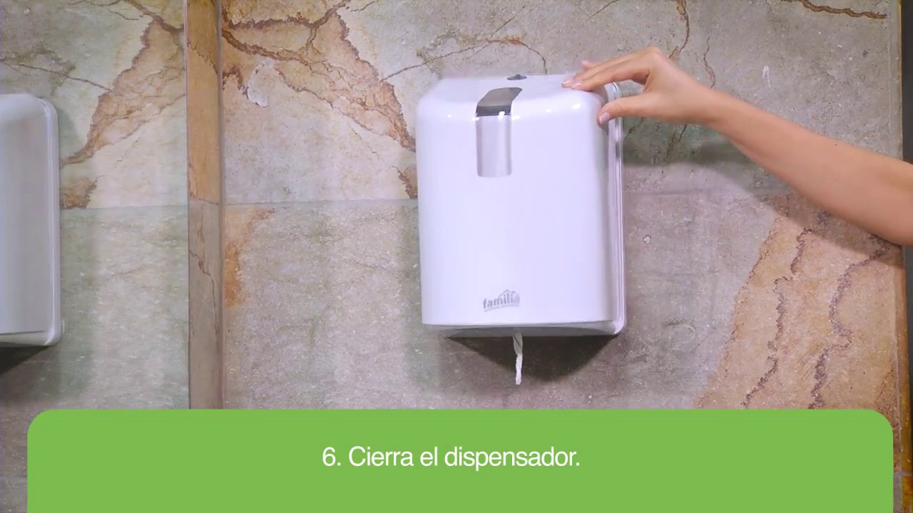 Dispensador de Toalla de Manos Flujo Central