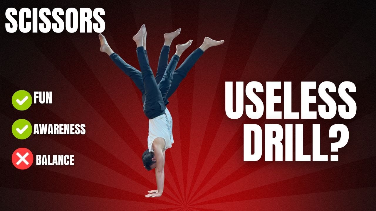 Stop the Leg Scissors (Time Waster) to Balance in Handstands!
