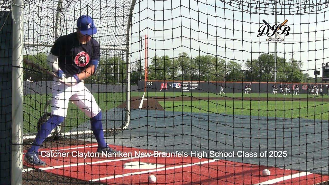 Catcher Clayton Namken New Braunfels High School Class of 2025