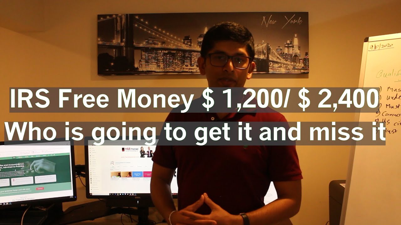 Stimulus Check Portal IRS Payments $ 1,200 /$ 2,400 Rules and non filers step by step guide