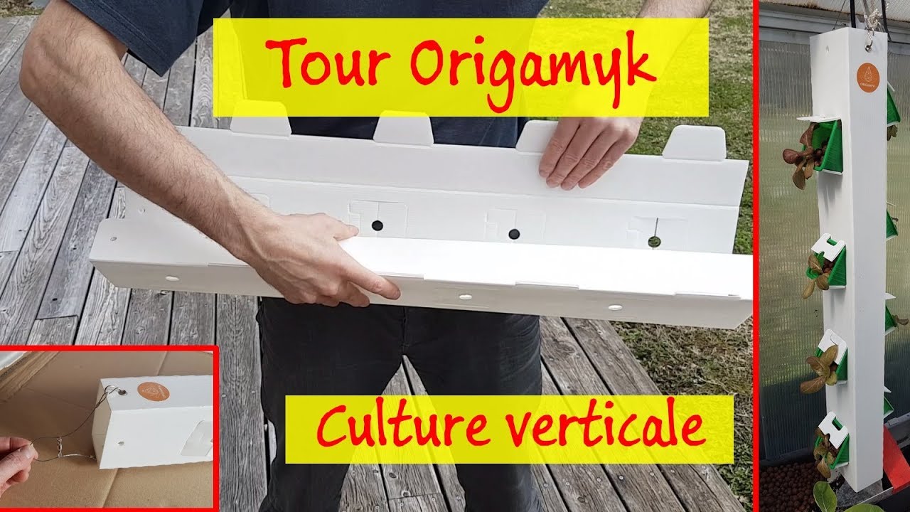 🏰 Installation des tours de culture verticale Origamyk