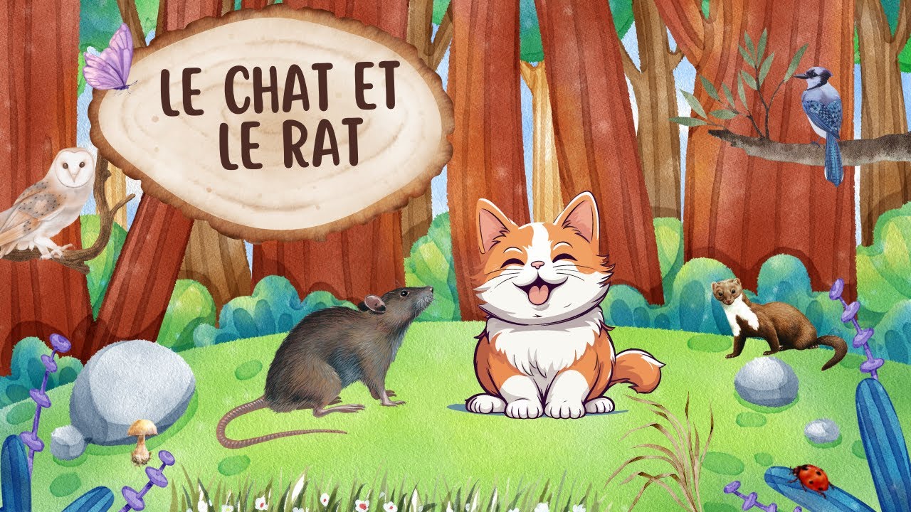 دهاء القط ومكر الفأر 🐱🐭 | Le Chat et le Rat - حكاية مليئة بالعبر!