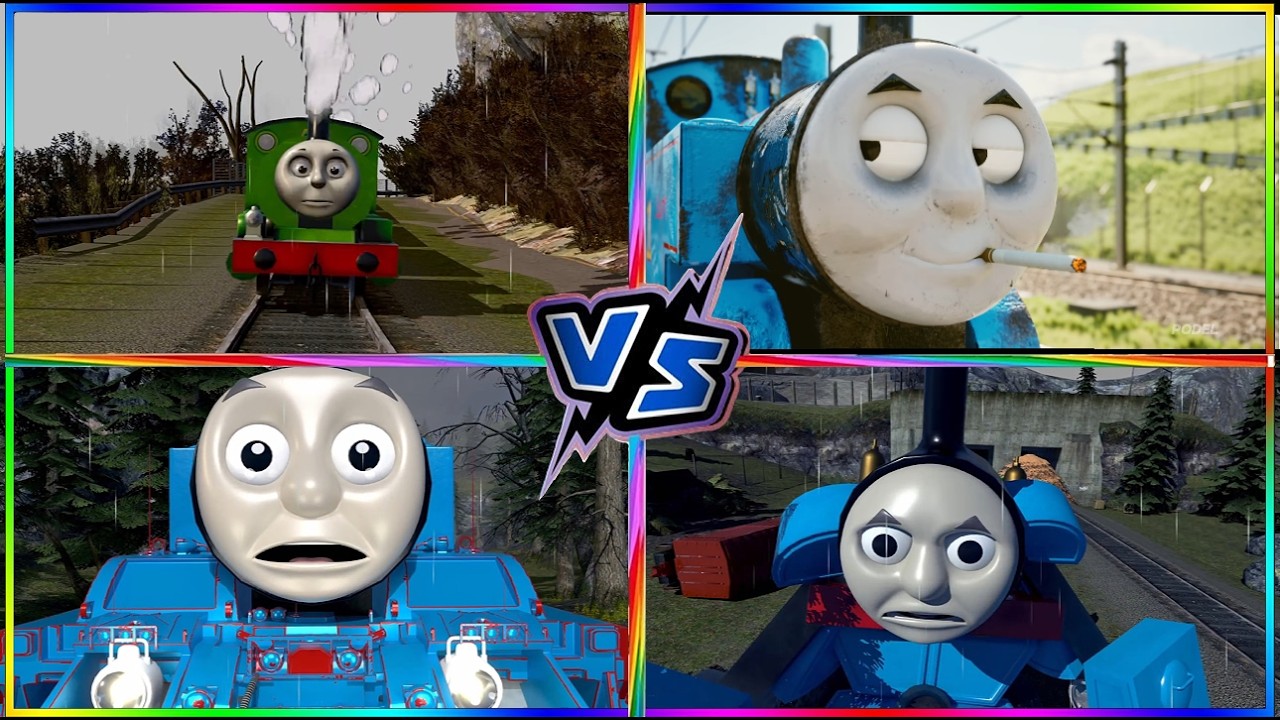 Mutant Train Monster 🆚 Friendly Engine Tiles Hop Showdown Tiles Hop Edm Song#2