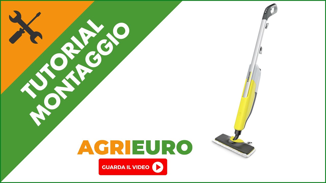 Scopa a vapore SC2 Upright EasyFix: guida al montaggio del prodotto