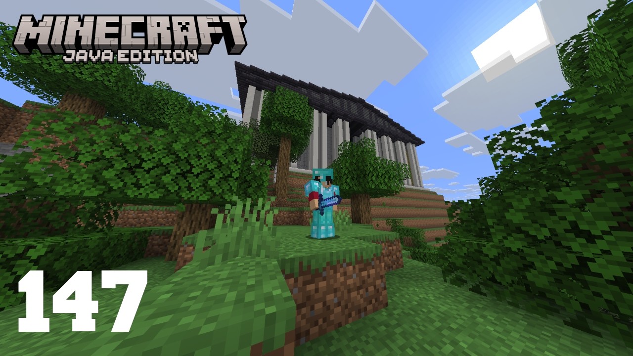 Minecraft - GAMEPLAY - Trabalhando nos Pilares #147 60 FPS FHD