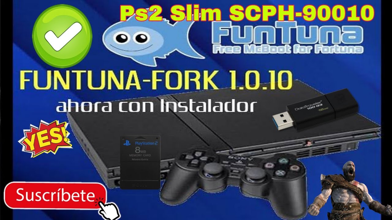 OPL y Free mcboot  Funtuna fork ( PS2 Slim 90010 etc.)