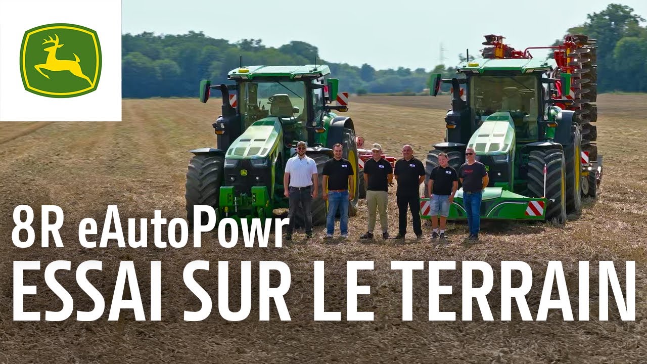 Succès agricole avec le 8R 410 eAutoPowr de John Deere
