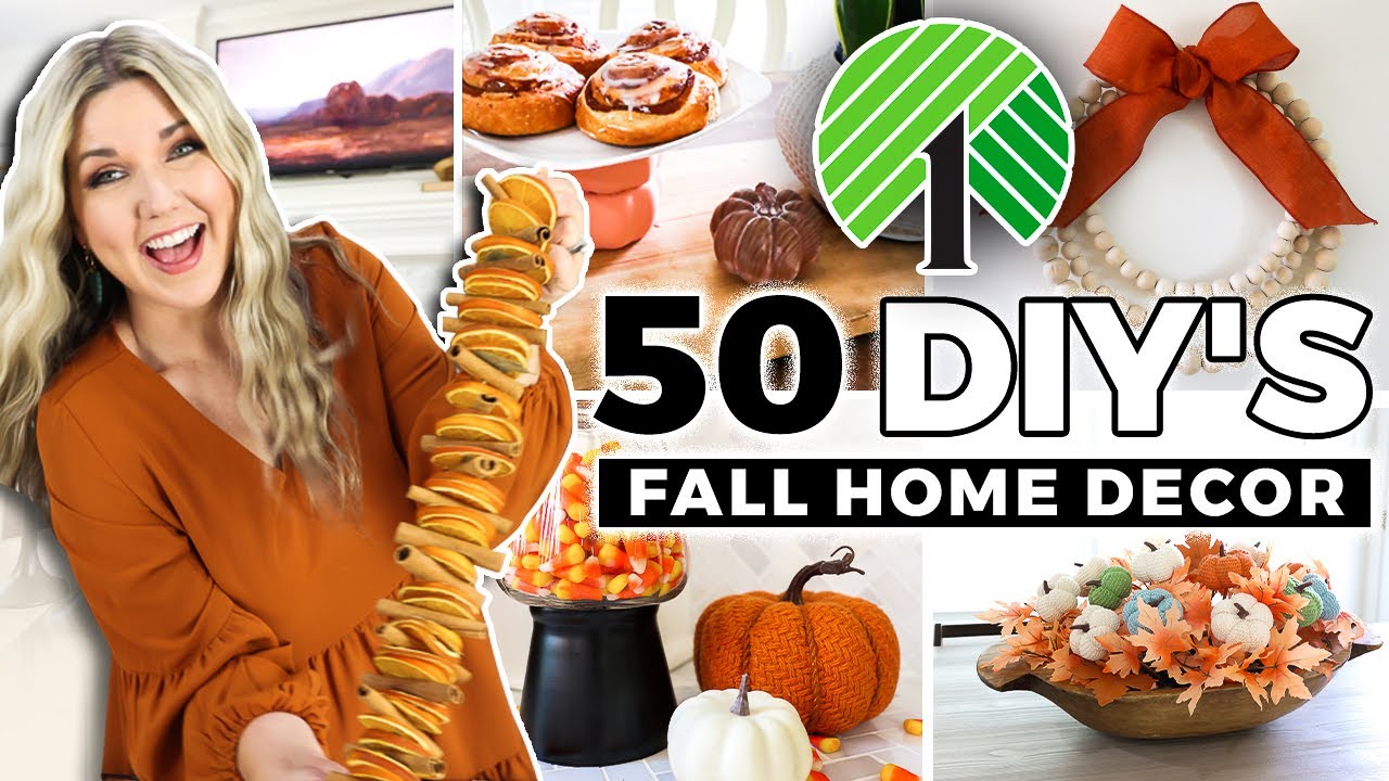 50 Fall Dollar Tree DIY's...Beginner Friendly!