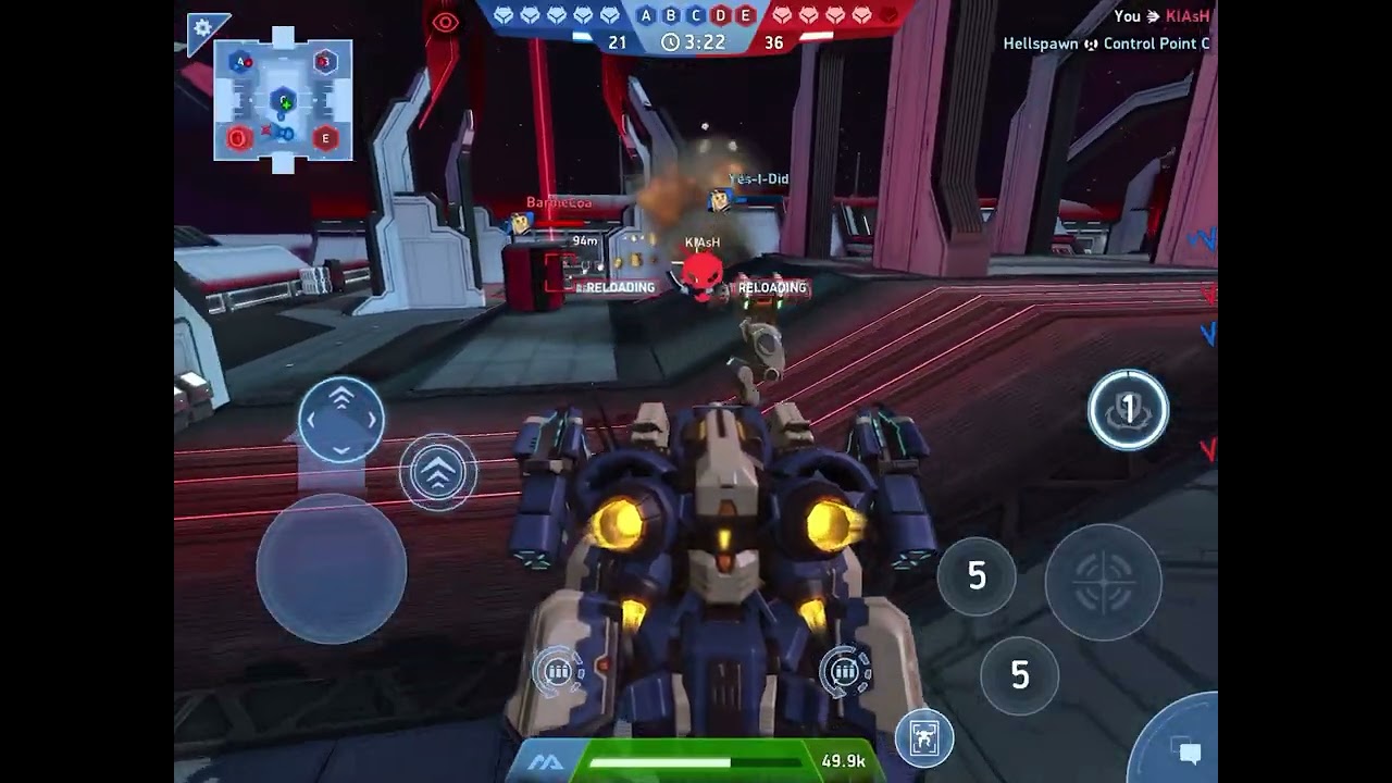 How to defeat more mechs I mech arena by using vortex. I got him from a code!