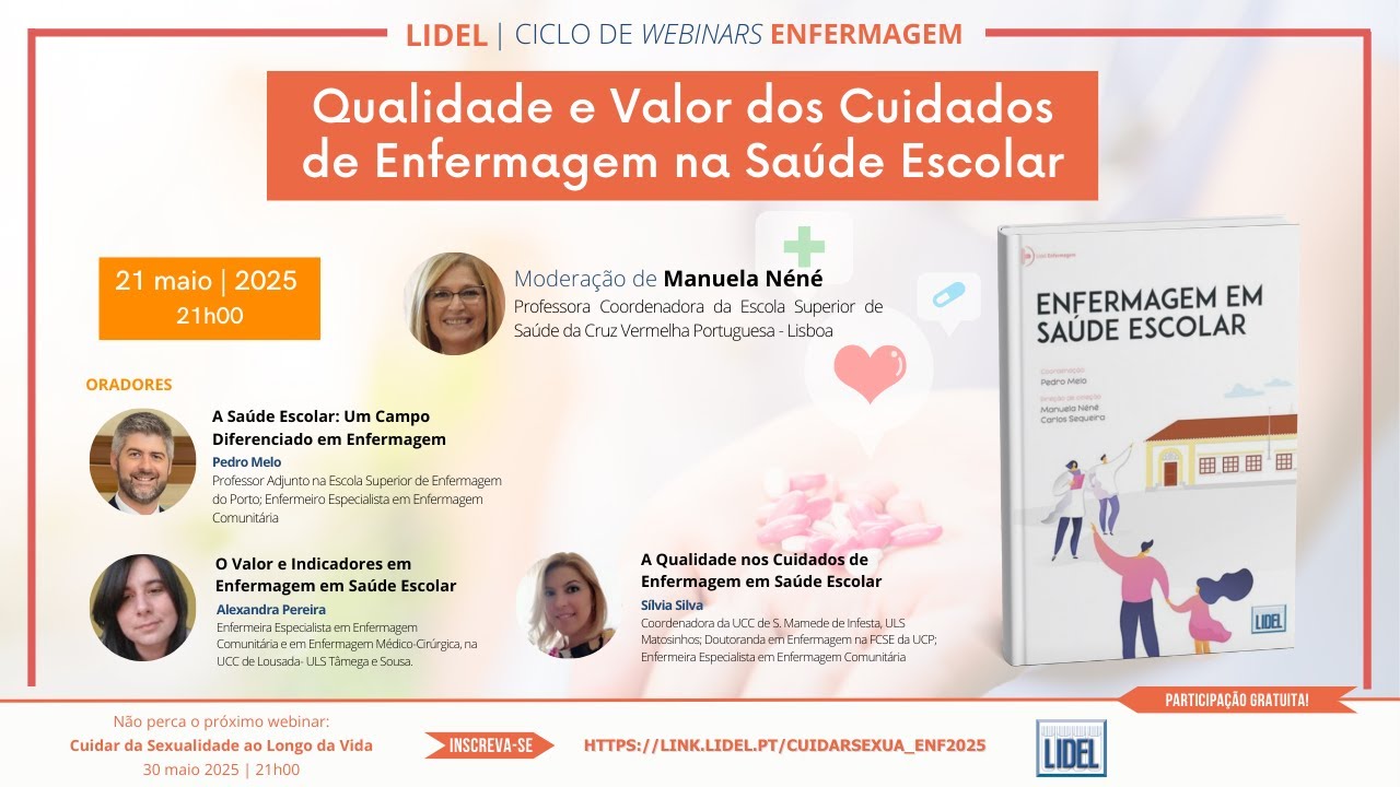 WEBINAR | Qualidade e Valor dos Cuidados de Enfermagem na Saúde Escolar
