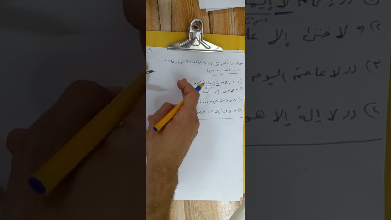 (25) _ النفي ( حذف خبر لا النافية للجنس ) علي الشابي