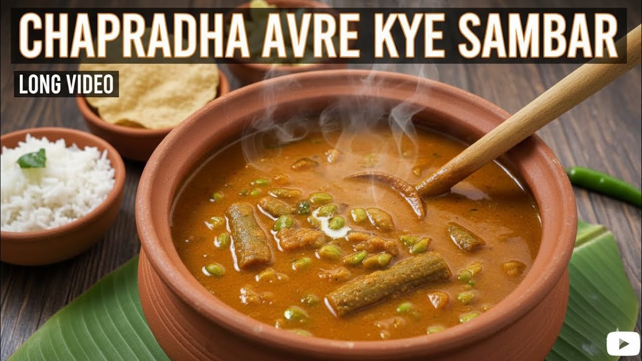 Chapradha avre kye sambar easy recipe #food#easyrecipe 