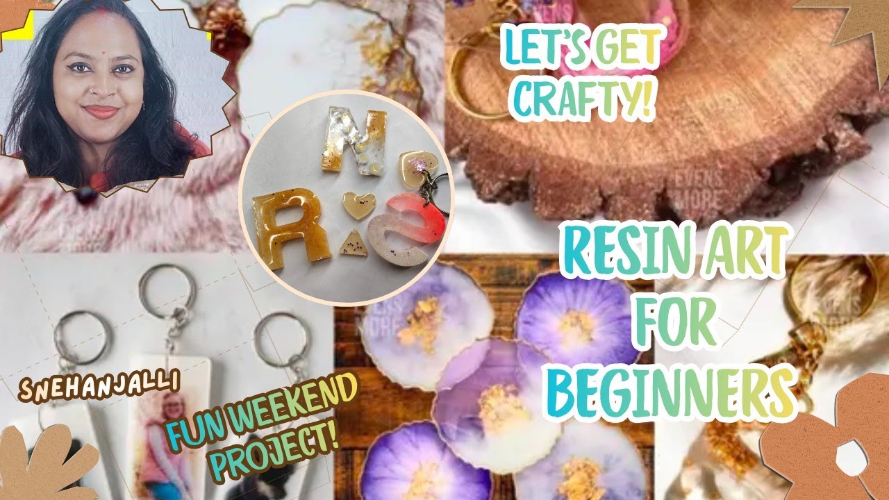  Resin art for beginners step by step || How to make expoxy resin craft at home