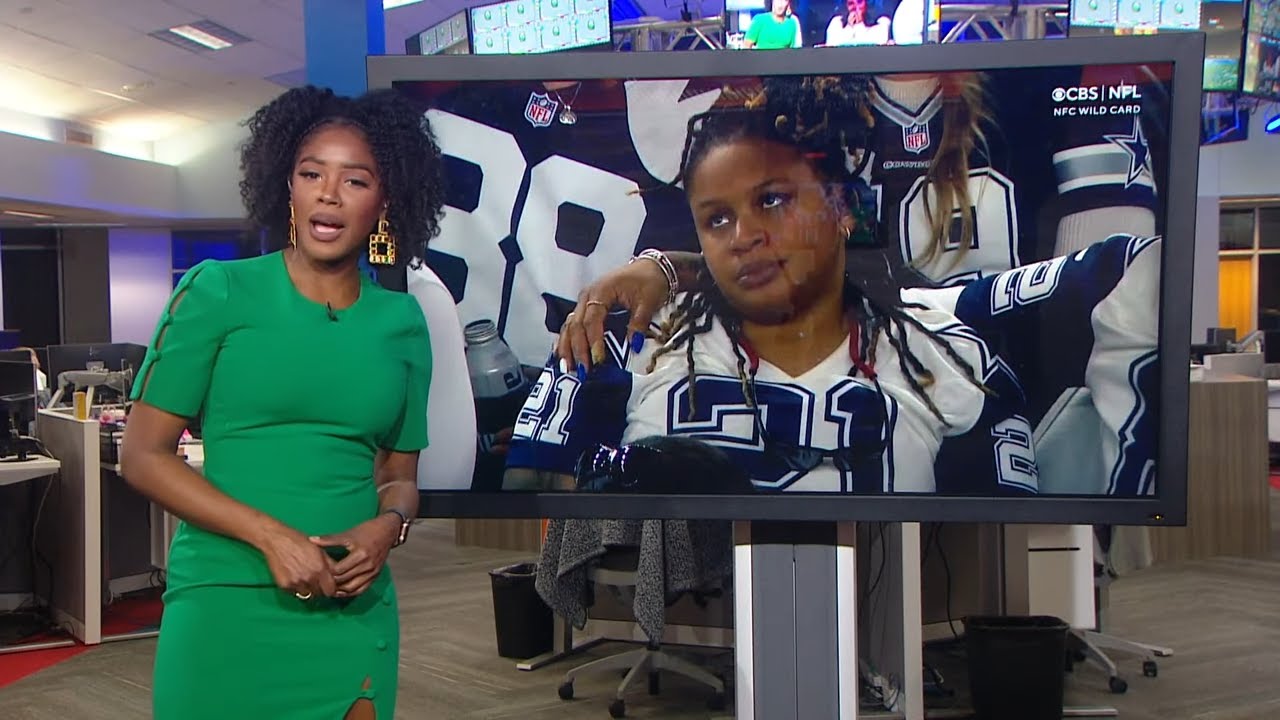 Meet the Cowboys fan who went viral for her not-impressed look at Sunday's game