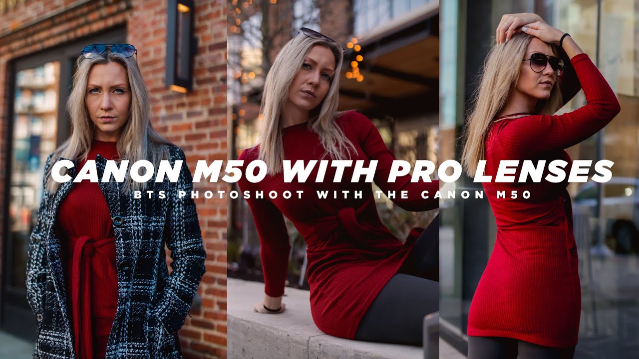 CANON M50 с ПРОФЕССИОНАЛЬНЫМИ ОБЪЕКТИВАМИ! | Фотосессия BTS с CANON M50