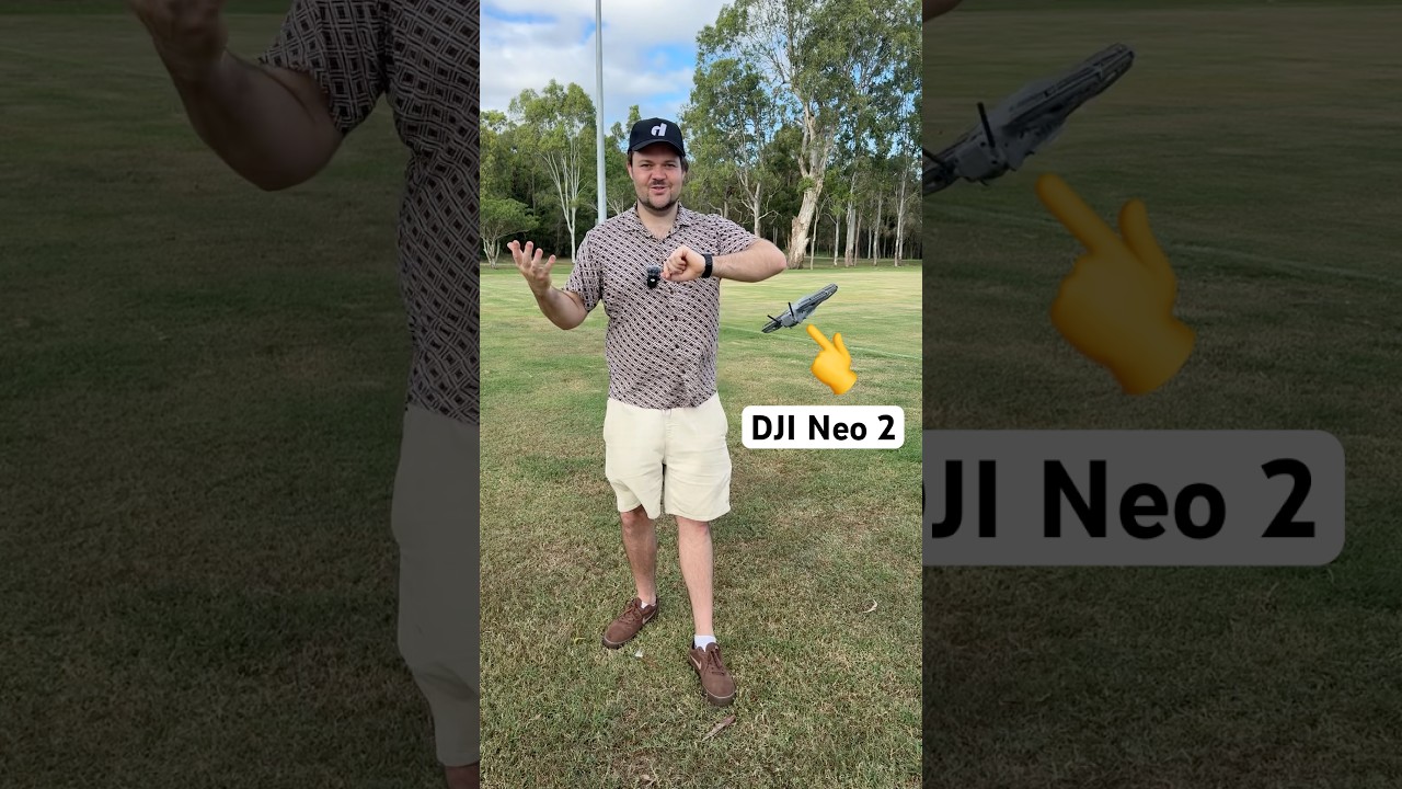 DJI Neo 2 + управление с Apple Watch &ndash; это просто невероятно!
