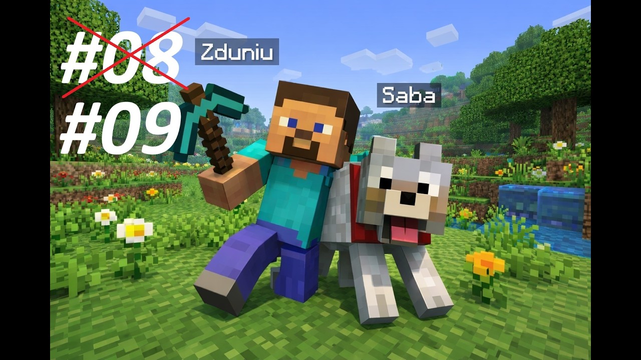 #09 - Przez te szarfy prawie sie popłakałem :( - Minecraft z Sabą :(