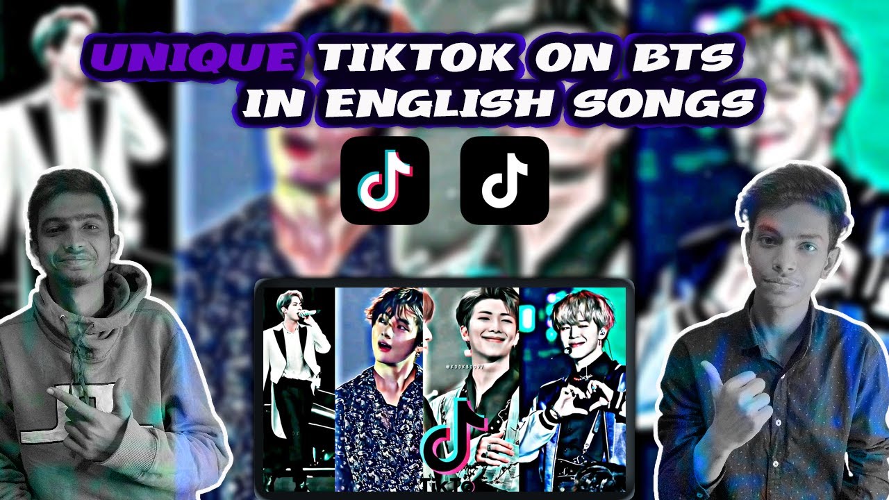 Reacts On | BTS TikTok Edits Compilation |  In English Songs