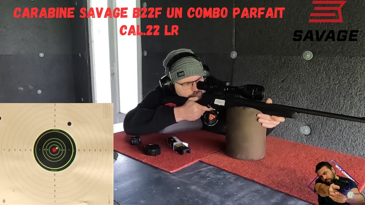 Carabine Savage B22F 22lr ! Le pack idéal pour commencer le tir sportif !