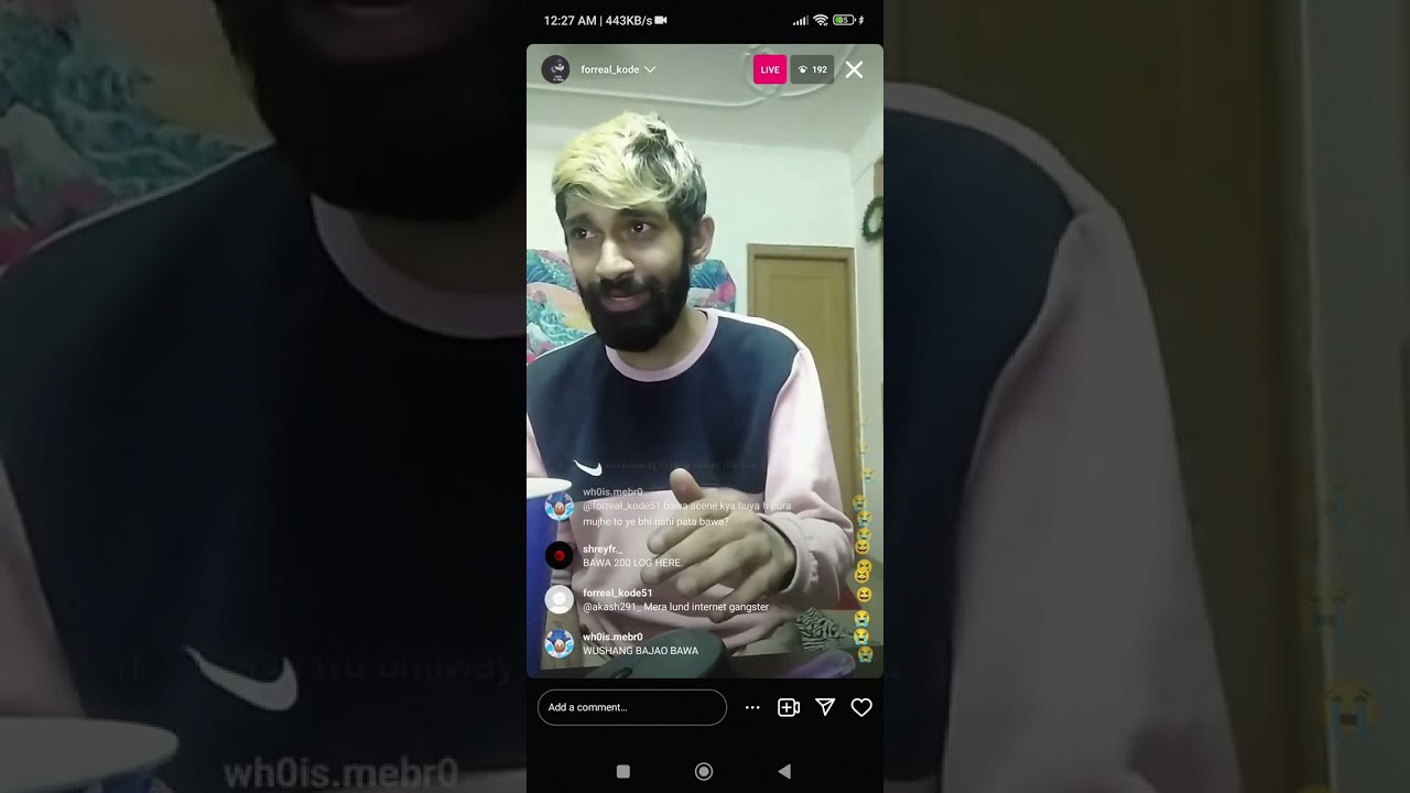 KODE rapper live roasting LIL BUNTY KRSNA and EMIWAY BANTAI #krsna #emiwaybantai