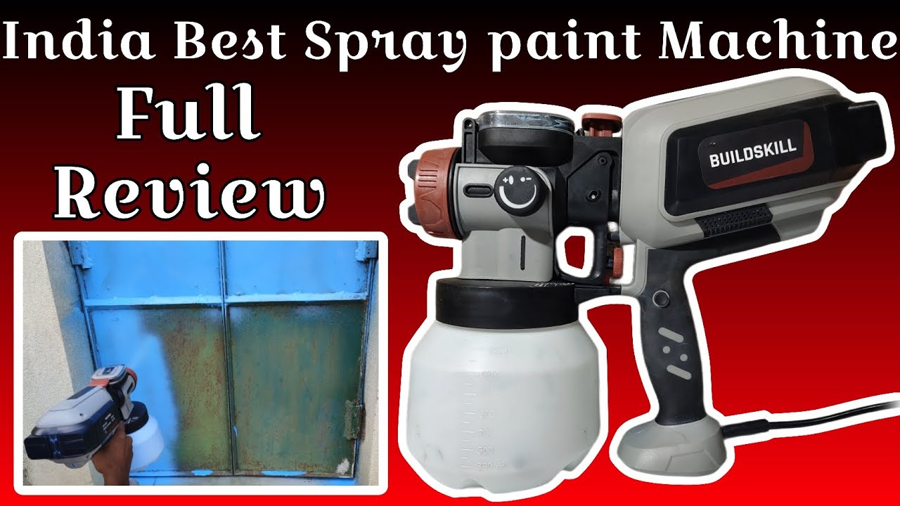 Buildskill Spray Paint Machine | Full Review Best Or Worst Paint Spray Machine | BuildSkill BPS2402