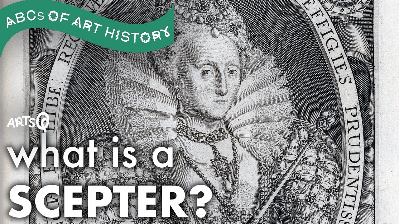 What does a SCEPTER symbolize? | A Portrait of Elizabeth I, Queen of England