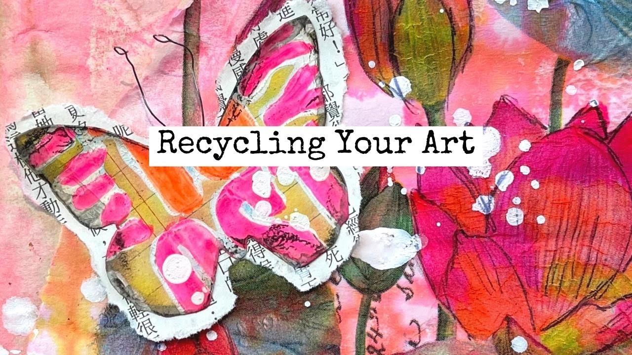 How to Recycle Your Art! #48- Bitesized Inspiration For Your Journal!